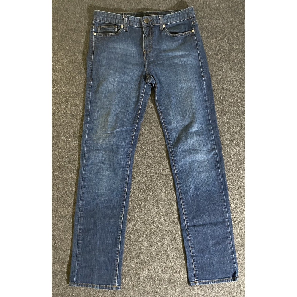 Calvin Klein Ultimate Skinny Jeans Womens 8 Blue Medium Wash Mid Rise Denim